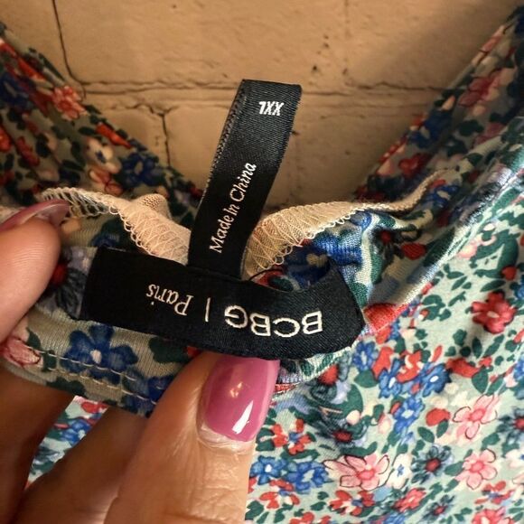 BCBG Paris Cut Out Tie Rib Knit Midi Dress Size XXL - Picture 6 of 10